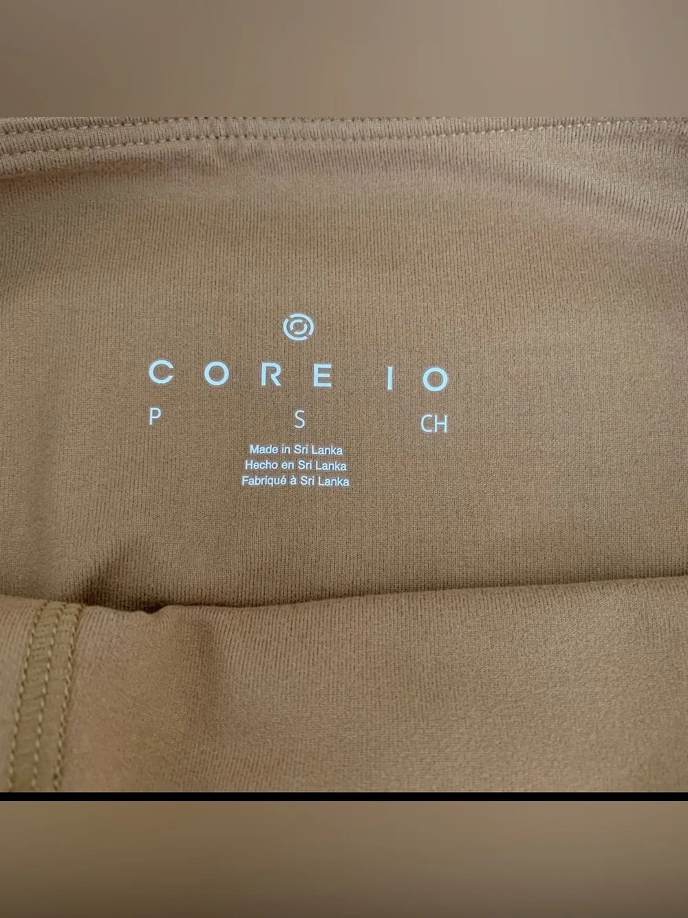Core 10 Amazon Women's High-Waist Side-Pocket Ankle Leggings Tan brown Small